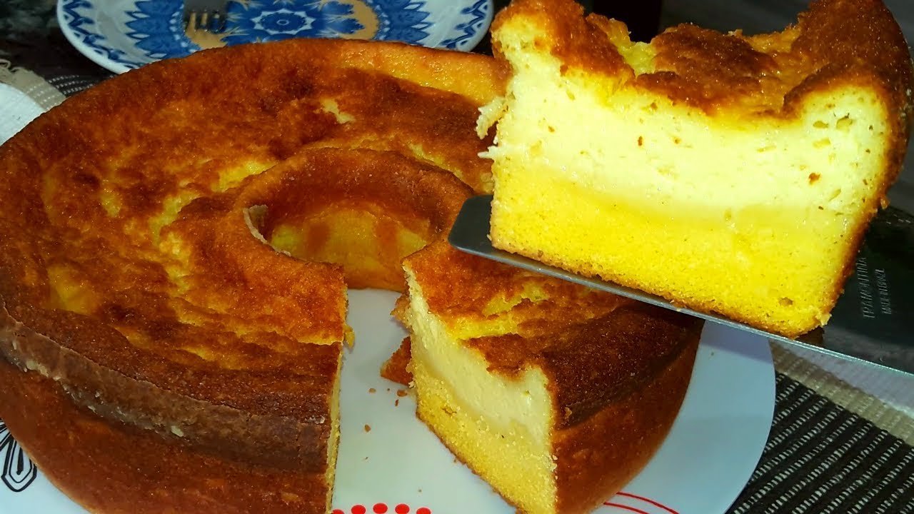 Bolo Cremoso de Fubá