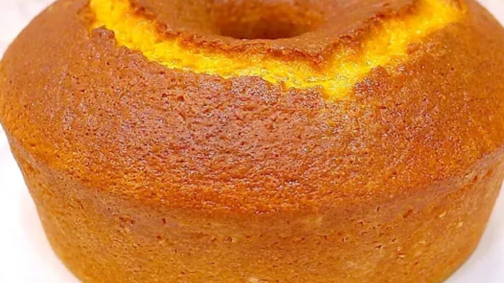 bolo de cenoura fofinho