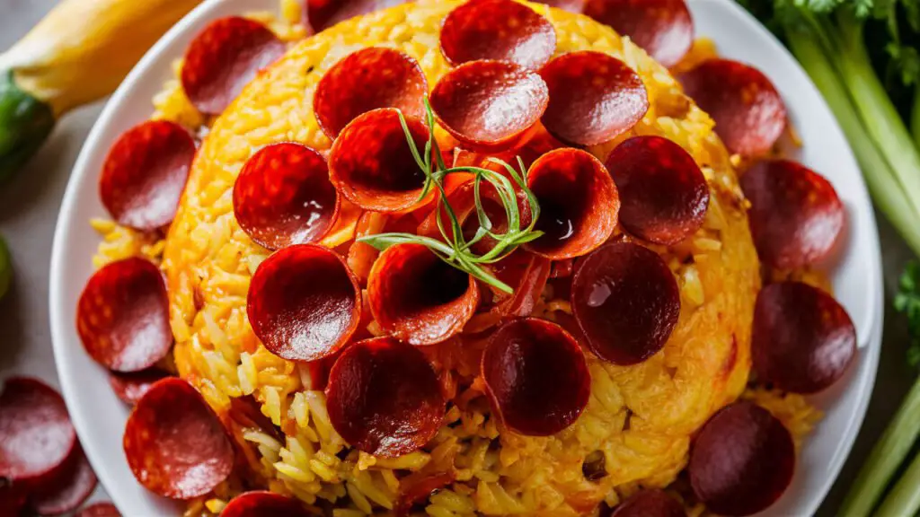 Arroz com Calabresa