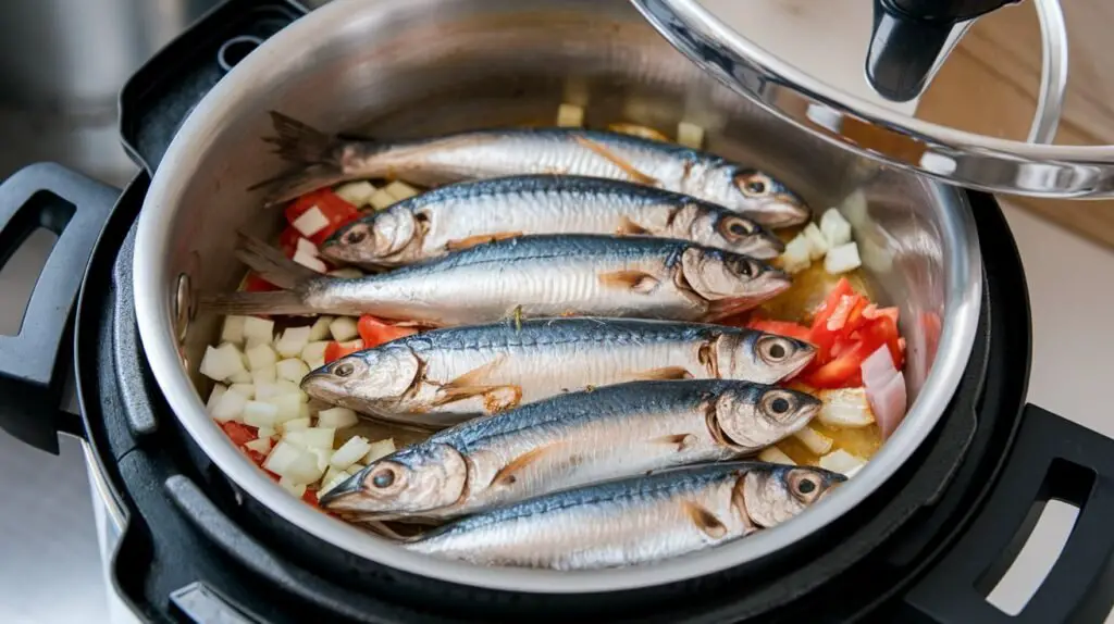 Sardinha na Panela de Pressão