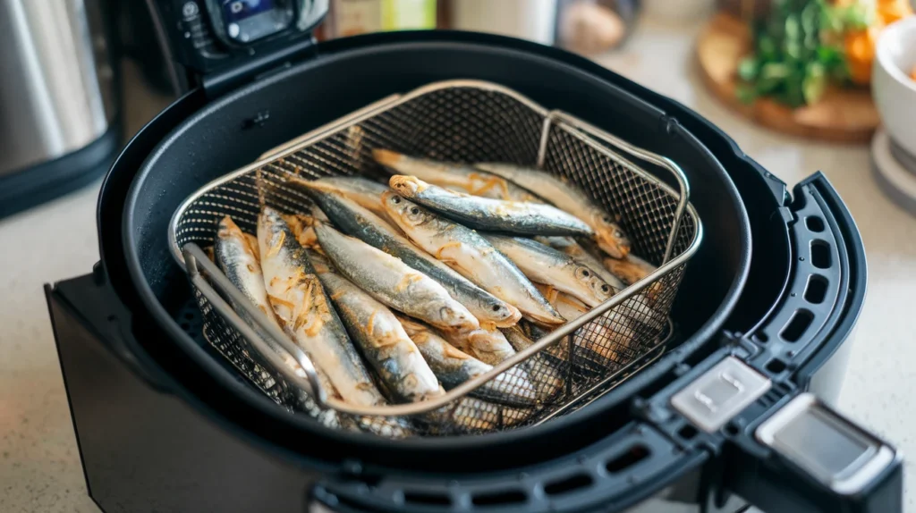 sardinha na airfryer