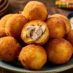 Bolinhos de Batata com Frango