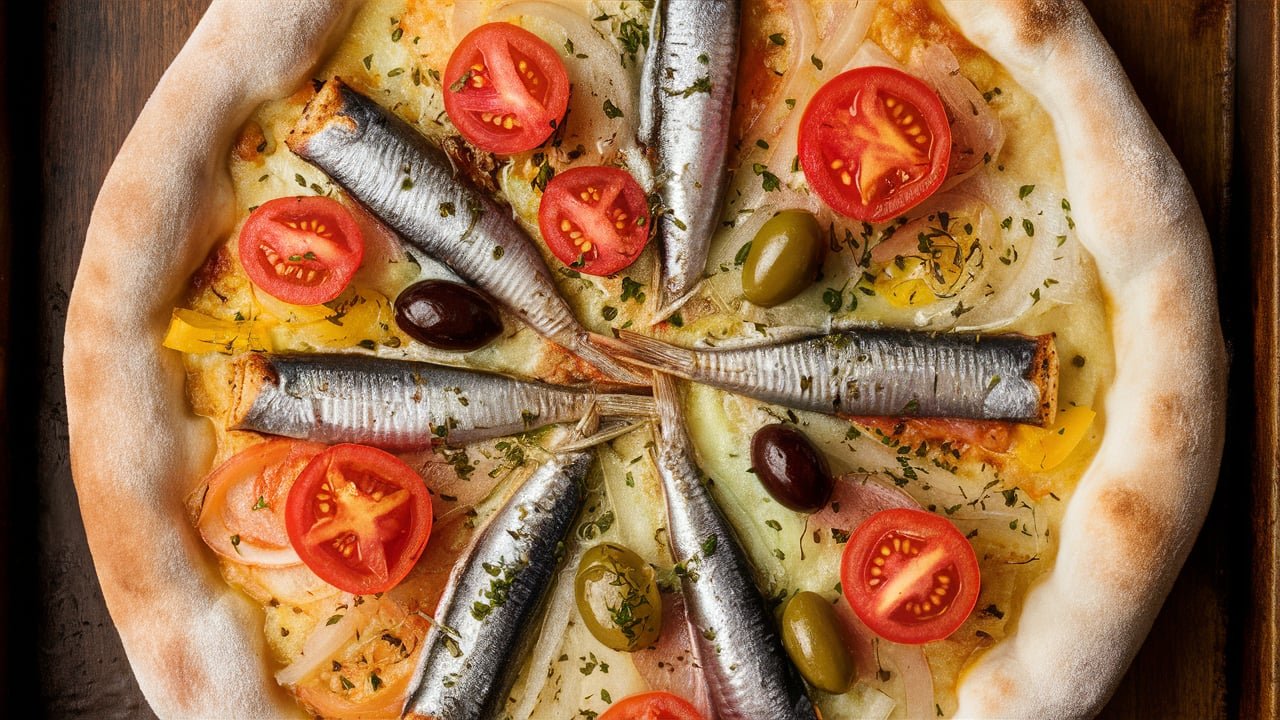 Pizza de Sardinha