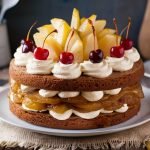 Receita de Bolo de Abacaxi Recheado