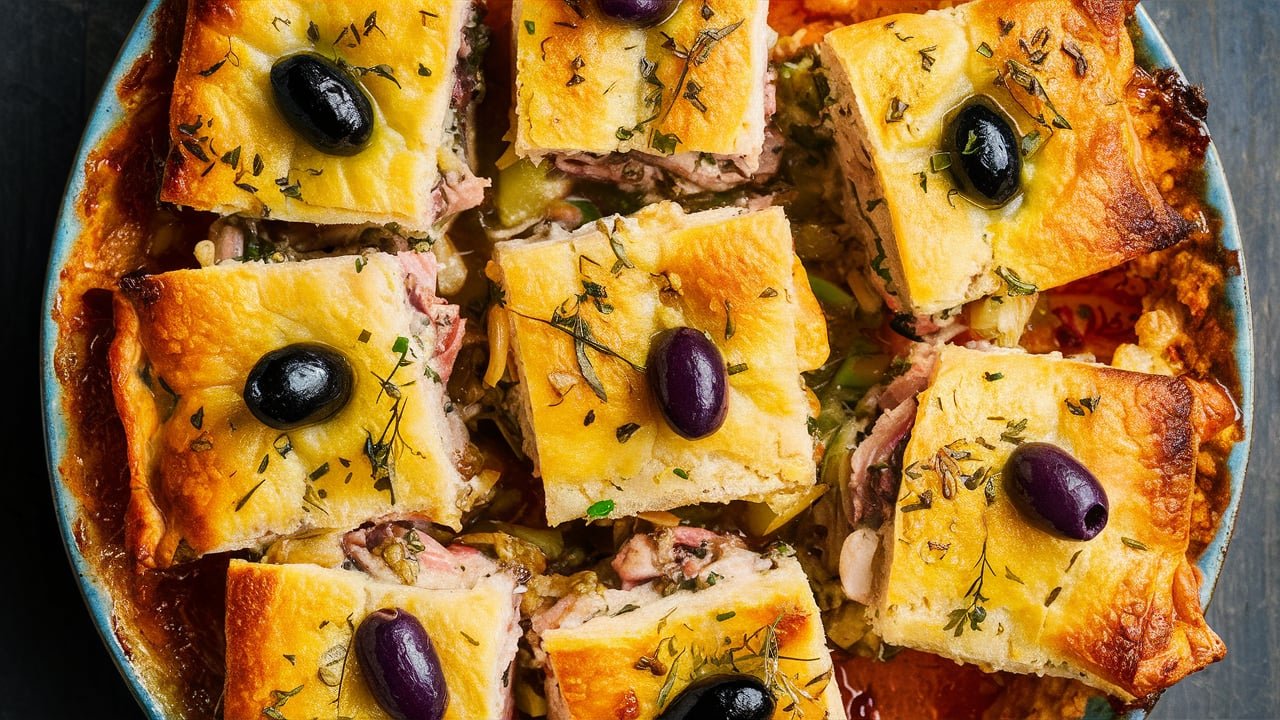 Torta de Liquidificador de Sardinha Simples