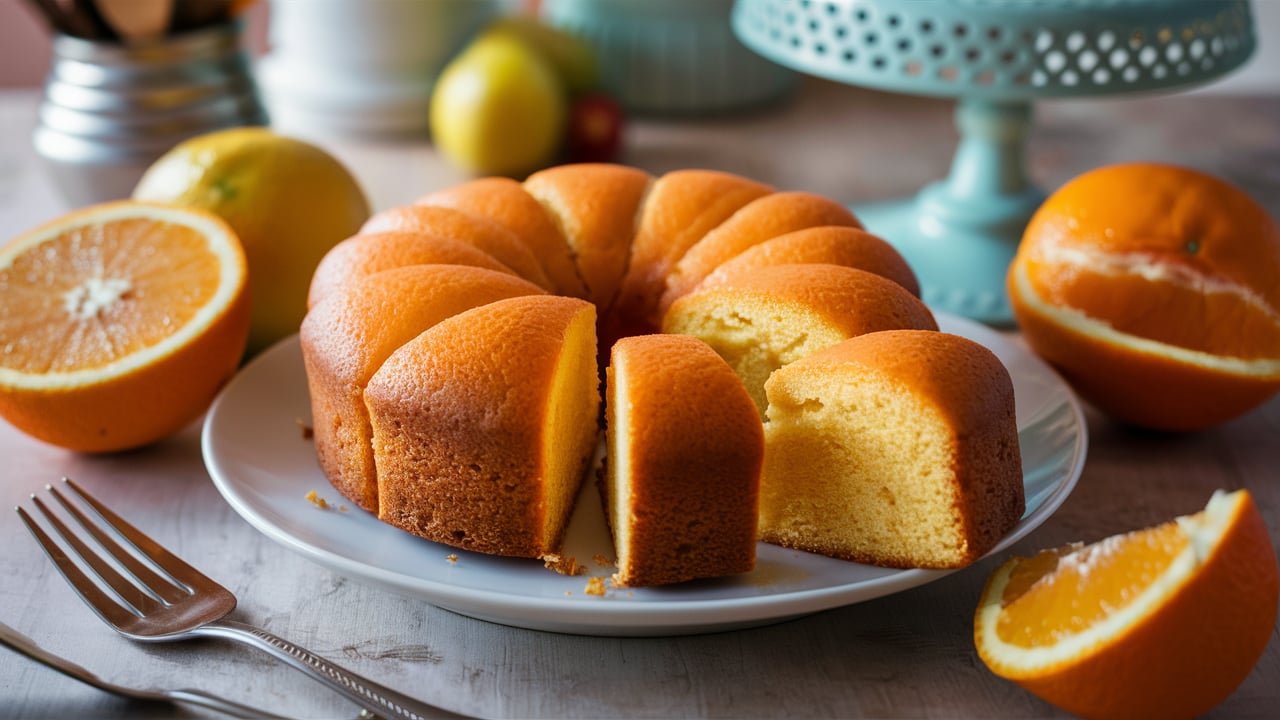 Receita de Bolo de Laranja com Farinha de Arroz