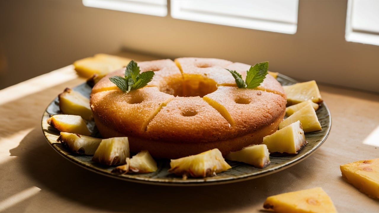 Bolo de Abacaxi Zero Açúcar