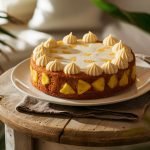 Bolo de Abacaxi com Creme