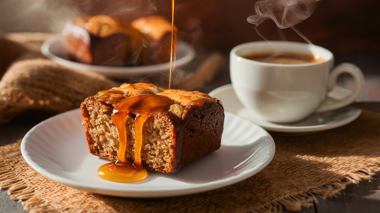 Bolo de Banana Caramelizado
