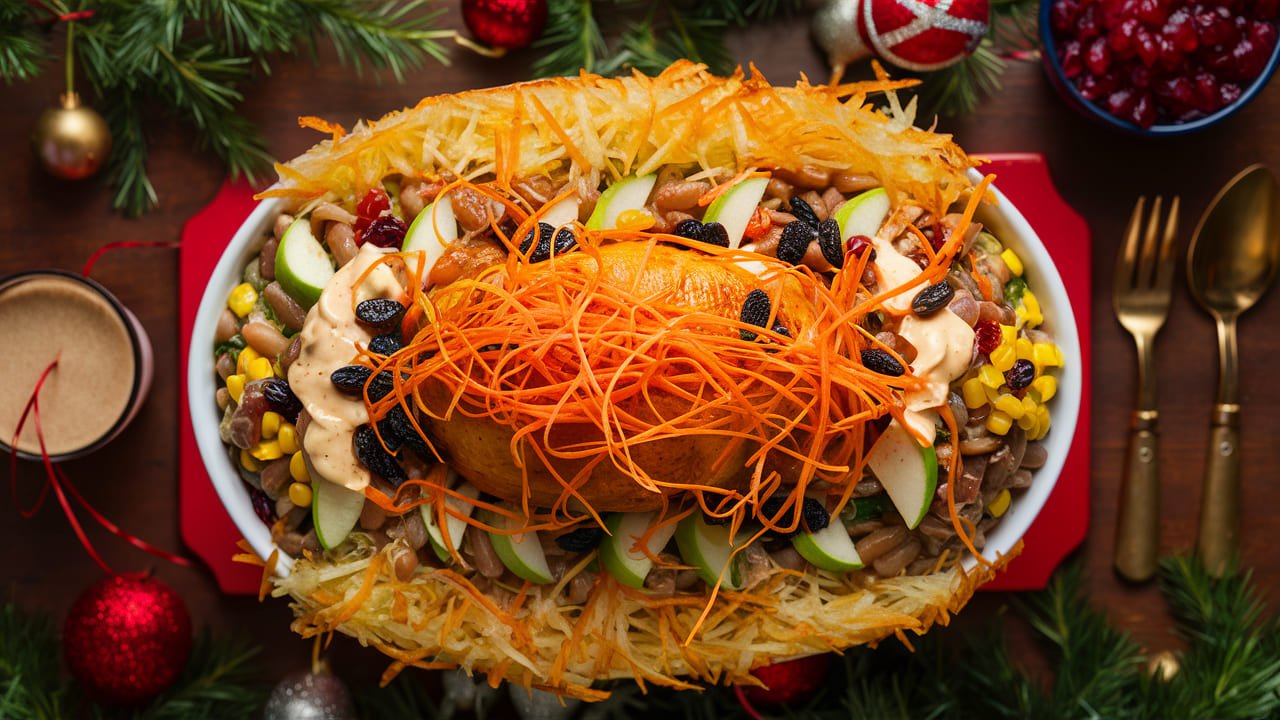 Receita de Salpicão de Natal