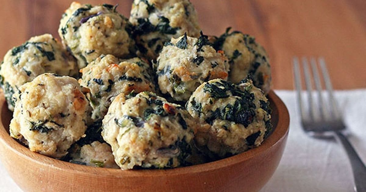 Receita de Bolinho de Espinafre na Airfryer
