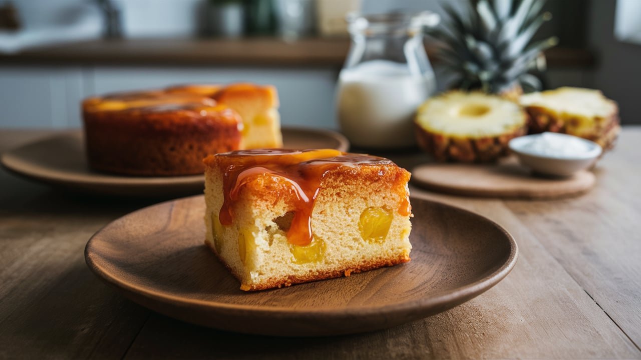 Bolo de Abacaxi Sem Açúcar