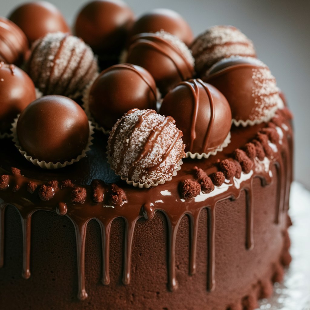 Bolo de Chocolate com Brigadeiro