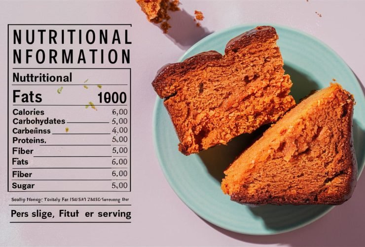 Informação Nutricional de Bolo de Cenoura