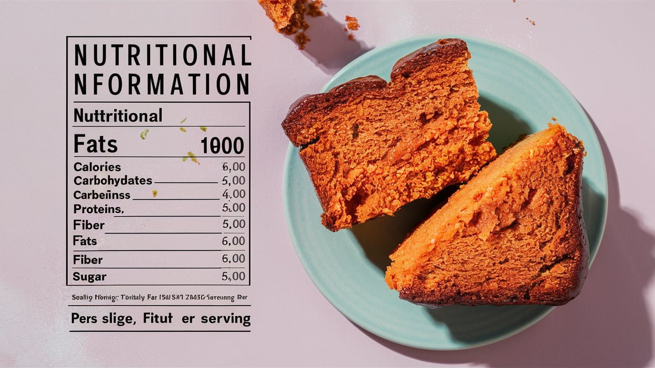 Informação Nutricional de Bolo de Cenoura