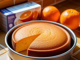 Bolo de Laranja com Massa Pronta