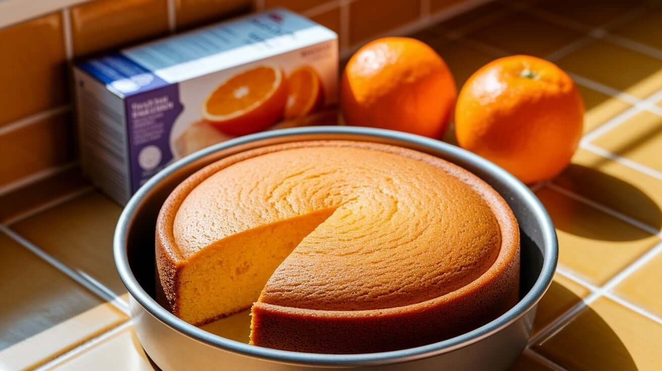 Bolo de Laranja com Massa Pronta