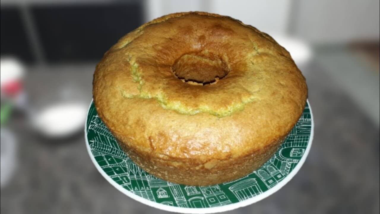 bolo de abacate de liquidificador
