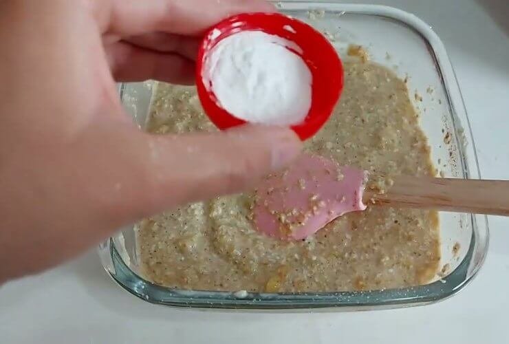 bolo de banana na airfryer com aveia