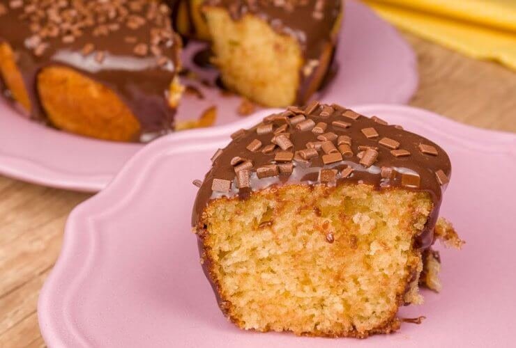 bolo de baunilha na airfryer