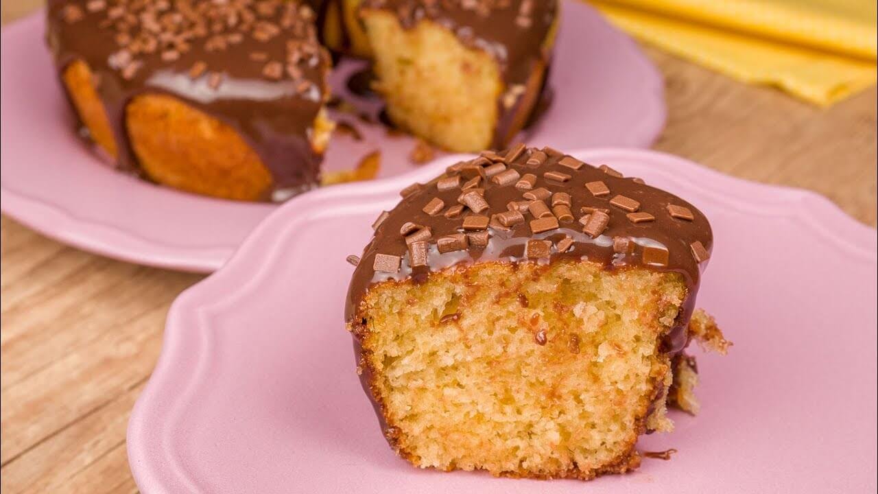 bolo de baunilha na airfryer