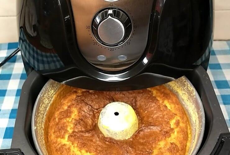 bolo na airfryer