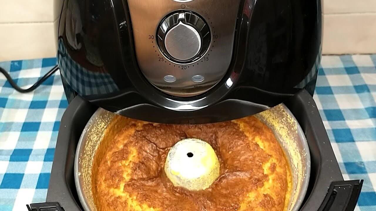 bolo na airfryer