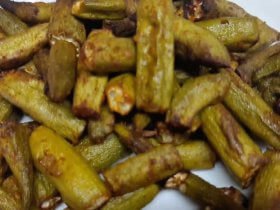 quiabo na airfryer