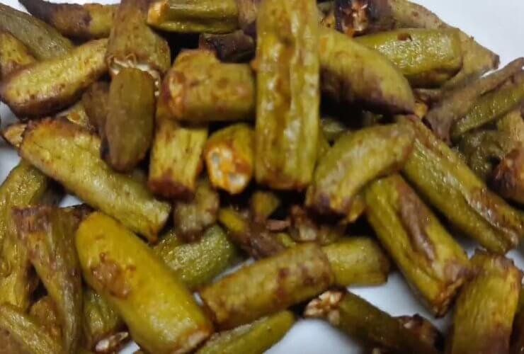 quiabo na airfryer